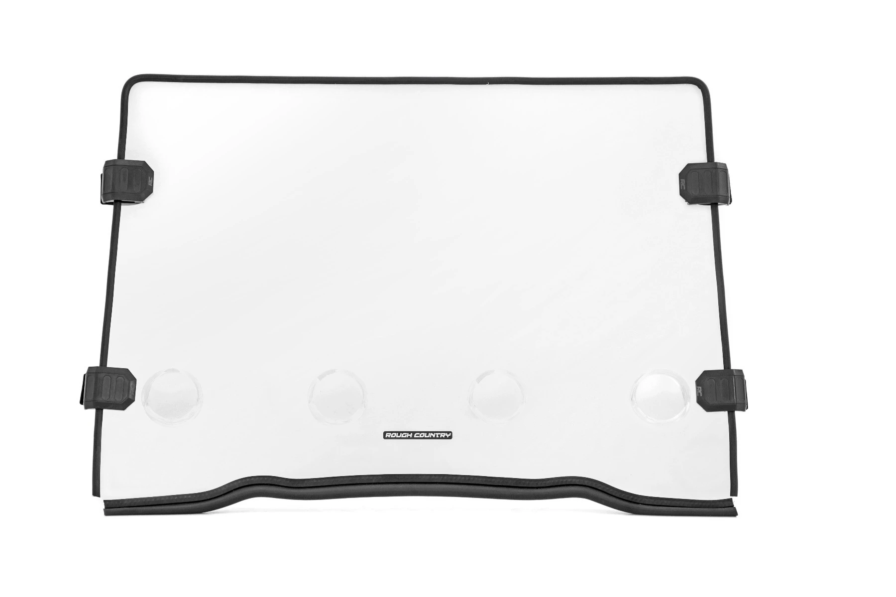 Rough Country '16-'18 Polaris RZR XP 1000 Scratch Resistant Full Windshield - Image 3