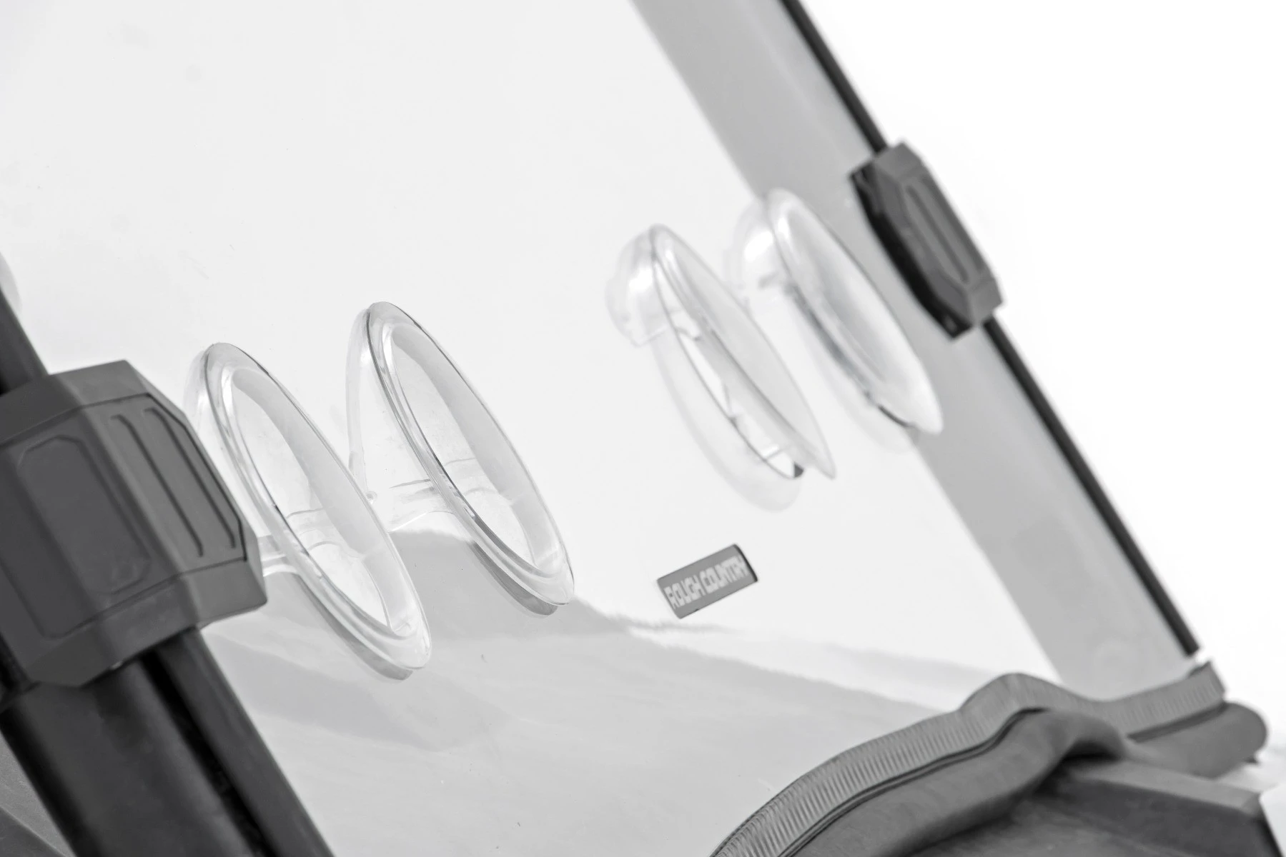 Rough Country '16-'18 Polaris RZR XP 1000 Scratch Resistant Full Windshield - Image 8