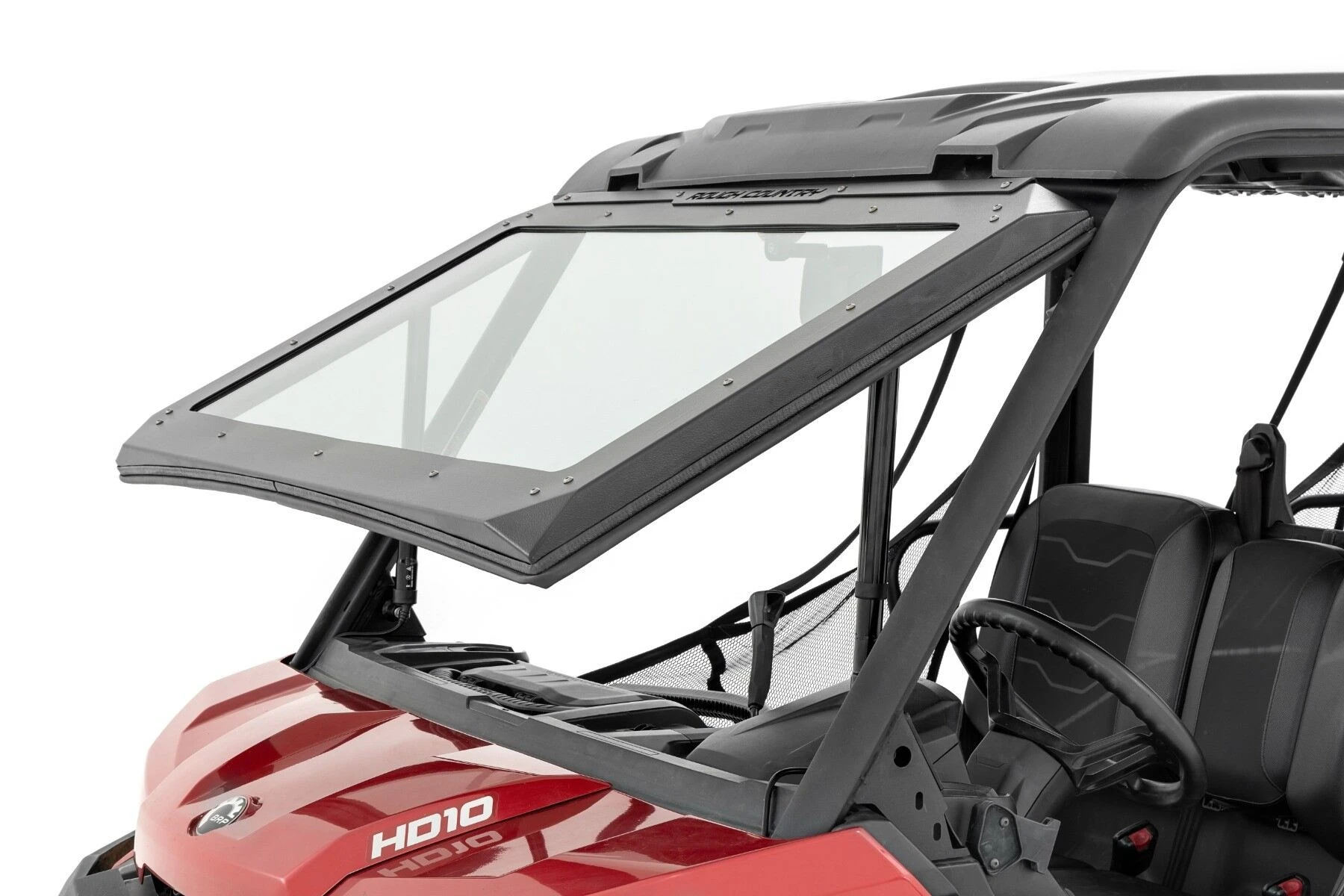 Rough Country '16-'22 Can-Am Defender Power Flip Glass Windshield - Image 4