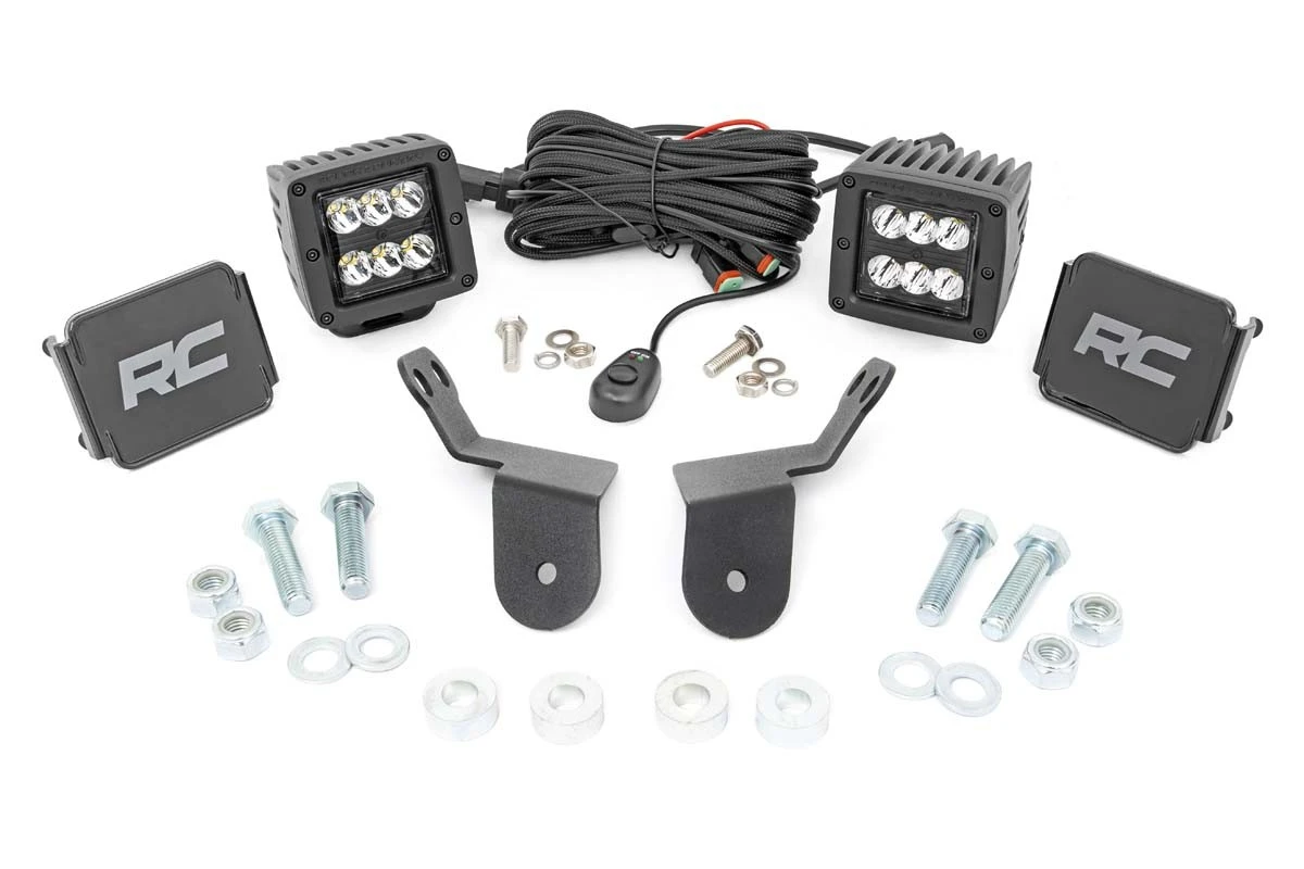 Rough Country '16-'22 Honda Pioneer Honda Dual LED Cube Kit