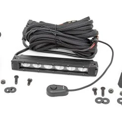 Rough Country '17-'22 Can-Am Maverick X3 Black Slimline 6" Cowl Mount LED Light