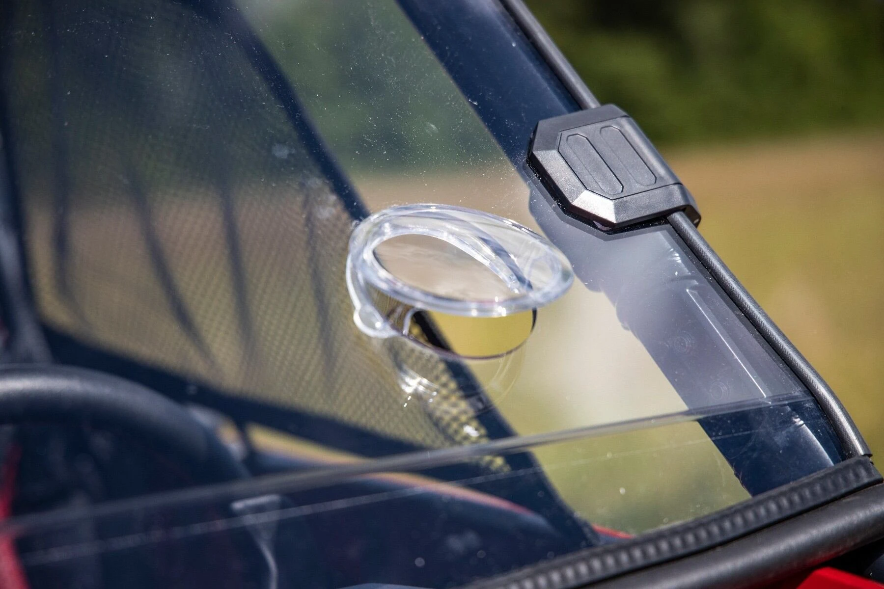 Rough Country '19-'22 Honda Talon Scratch Resistant Vented Full Windshield - Image 5