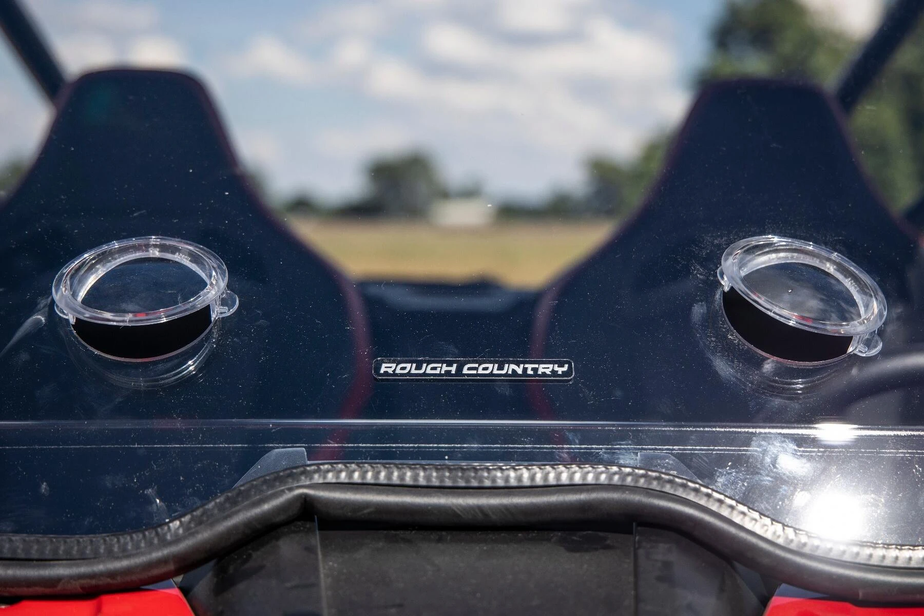 Rough Country '19-'22 Honda Talon Scratch Resistant Vented Full Windshield - Image 7