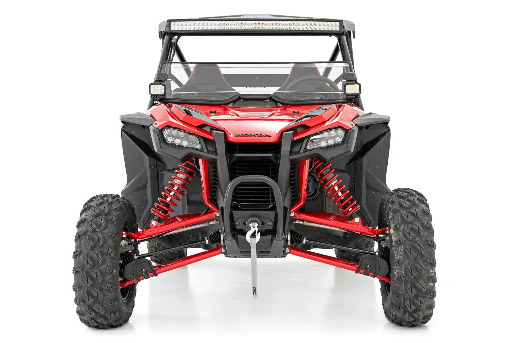 Rough Country '19-'21 Honda Talon Scratch Resistant Half Windshield - Image 3