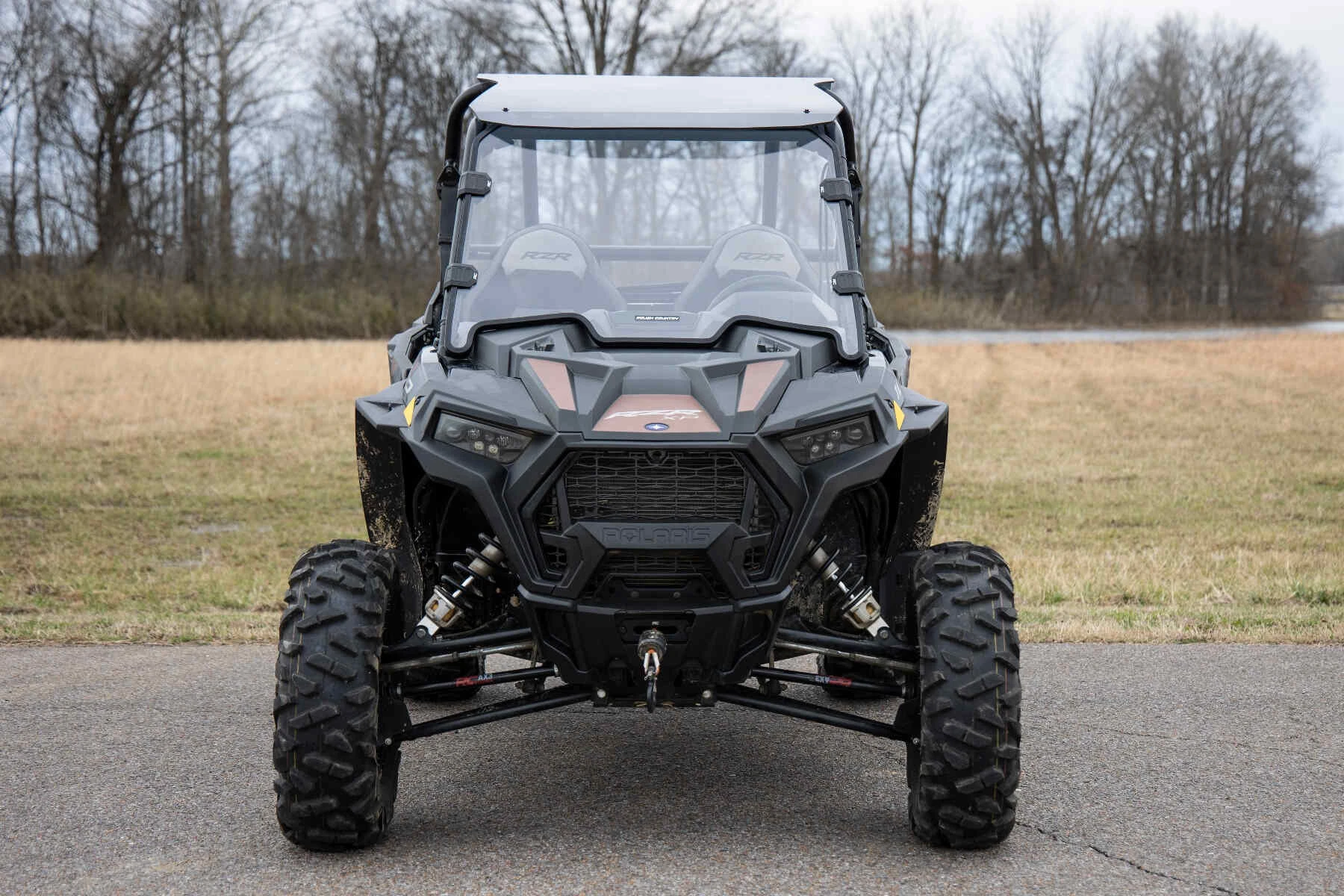 Rough Country '19-'22 Polaris RZR XP1000 Scratch Resistant Full Windshield - Image 2
