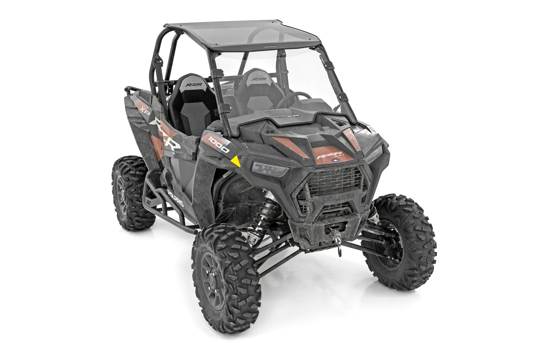 Rough Country '19-'22 Polaris RZR XP1000 Scratch Resistant Full Windshield - Image 3