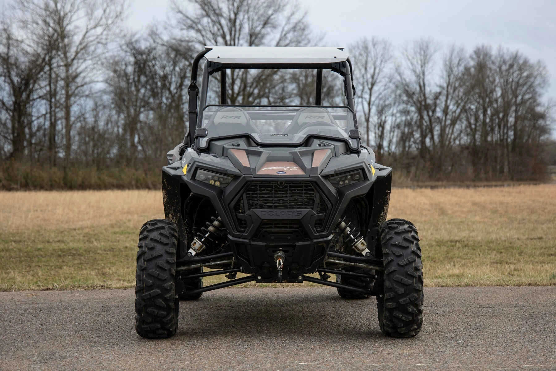 Rough Country '19-'22 Polaris RZR XP 1000/RZR XP 4 1000 Scratch Resistant Half Windshield - Image 2