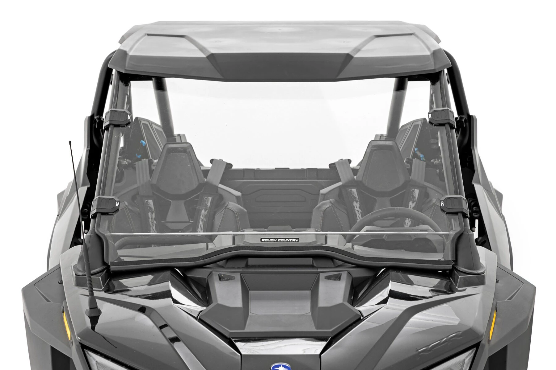 Rough Country '20-'22 Polaris RZR Pro XP Scratch Resistant Full Windshield - Image 5