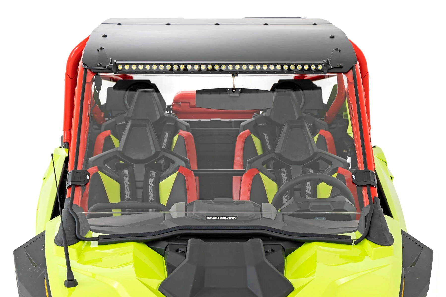 Rough Country '20-'22 Polaris RZR Pro XP Scratch Resistant Full Windshield - Image 6