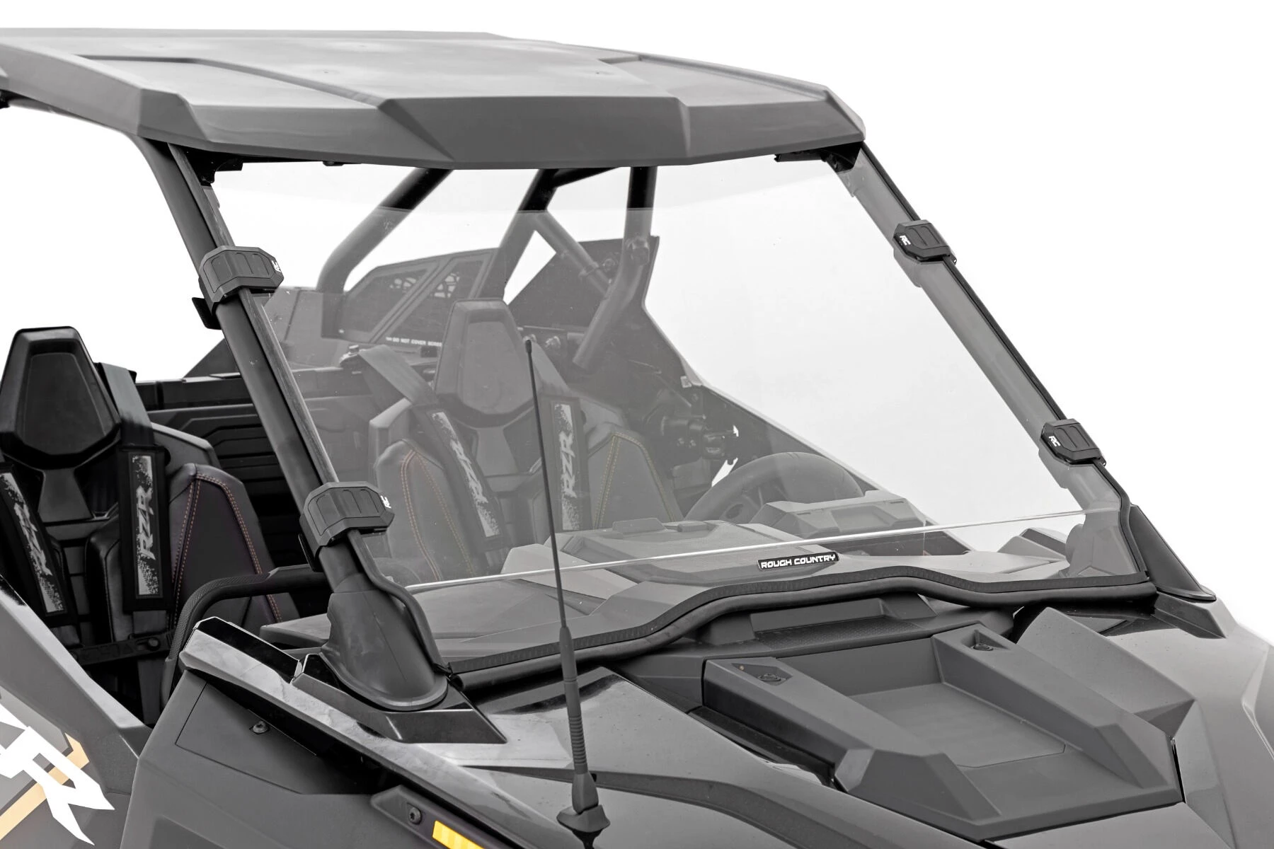 Rough Country '20-'22 Polaris RZR Pro XP Scratch Resistant Full Windshield - Image 7
