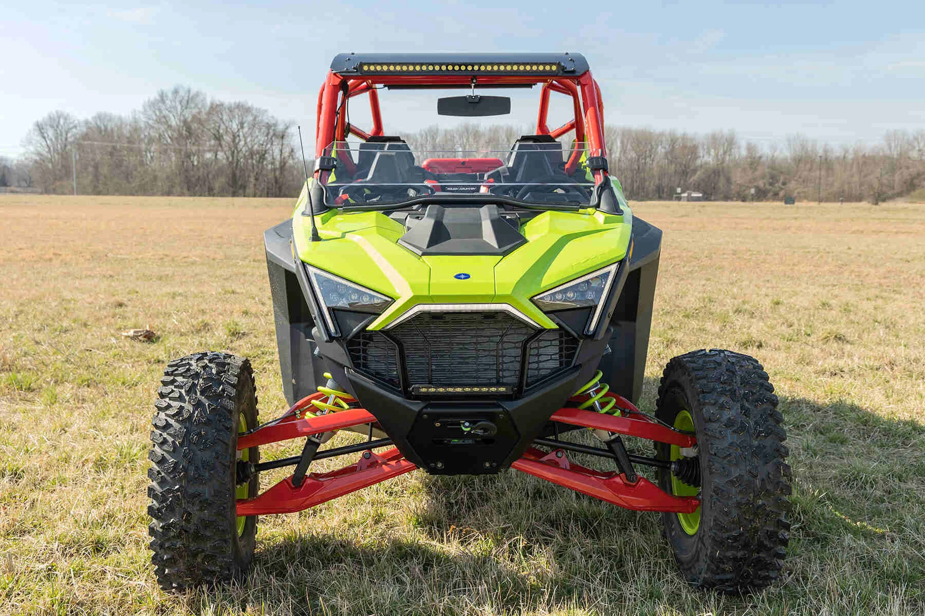 Rough Country '20-'22 Polaris RZR Pro XP/RZR Pro XP 4 Scratch Resistant Half Windshield - Image 2