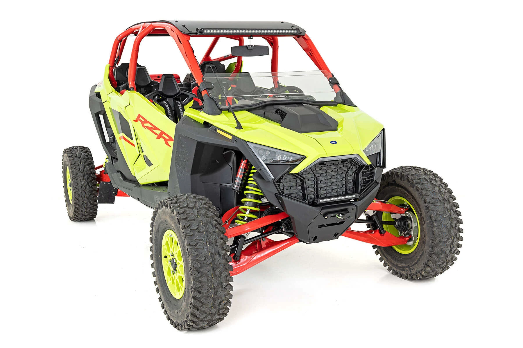Rough Country '20-'22 Polaris RZR Pro XP/RZR Pro XP 4 Scratch Resistant Half Windshield - Image 3