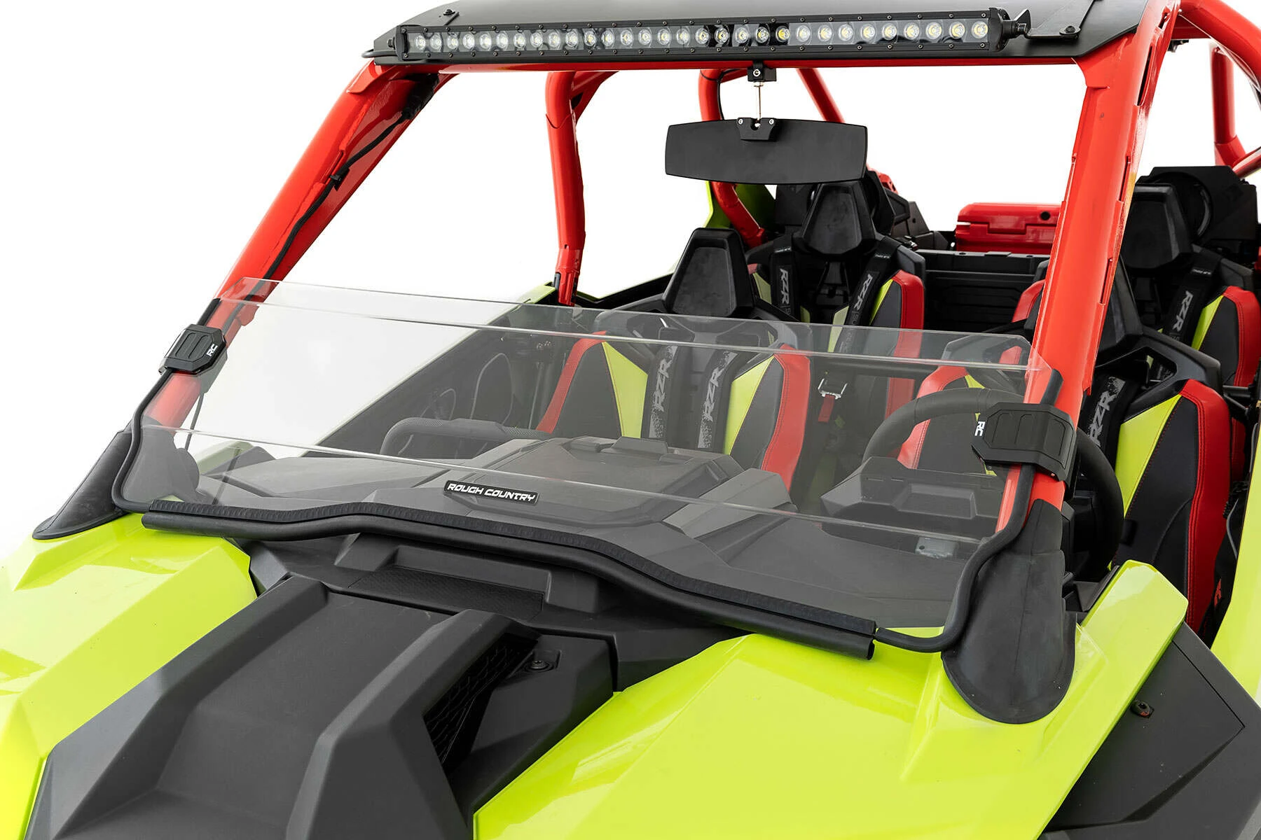 Rough Country '20-'22 Polaris RZR Pro XP/RZR Pro XP 4 Scratch Resistant Half Windshield - Image 5
