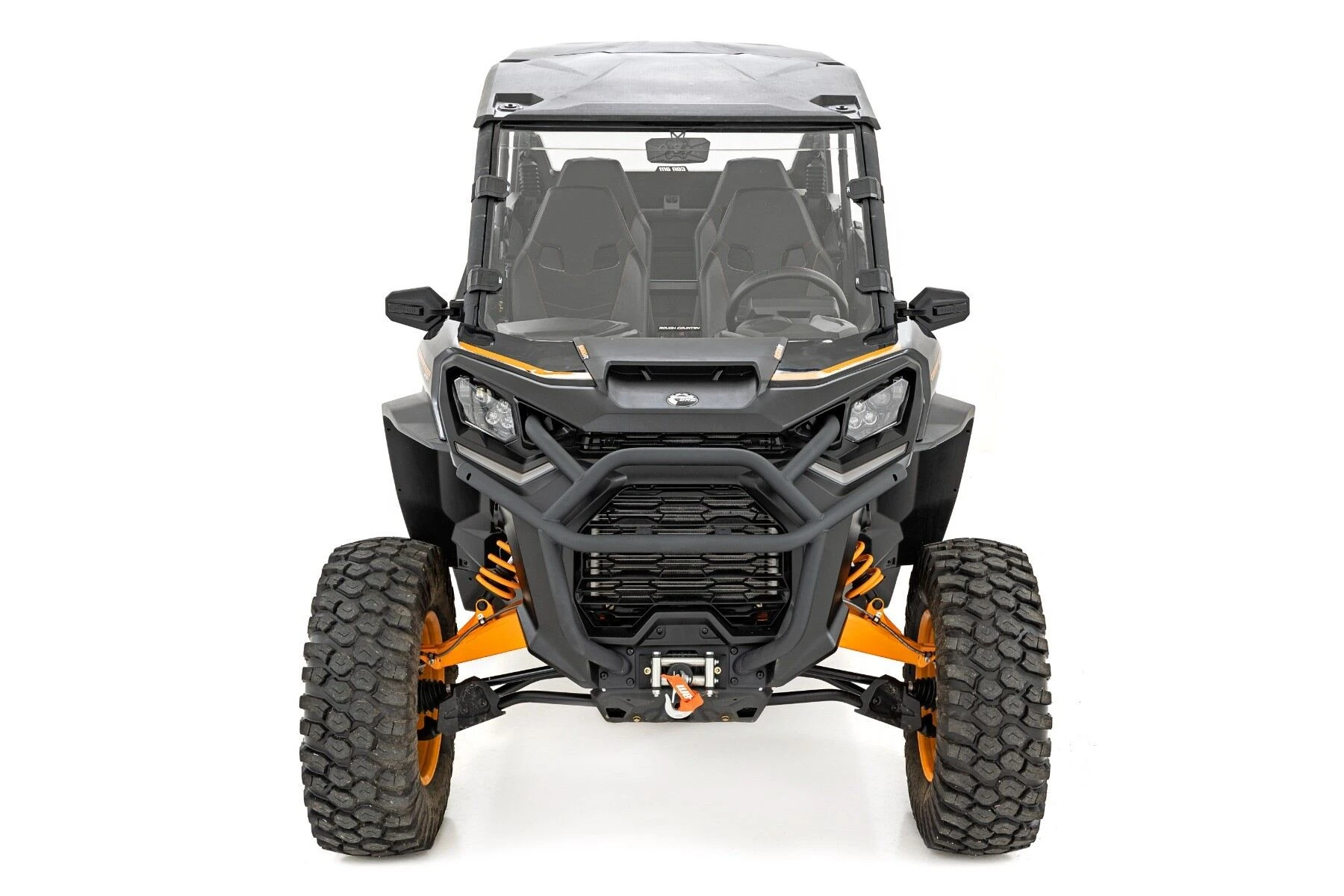 Rough Country '21-'22 Can-Am Commander XT Scratch Resistant Full Windshield - Image 3