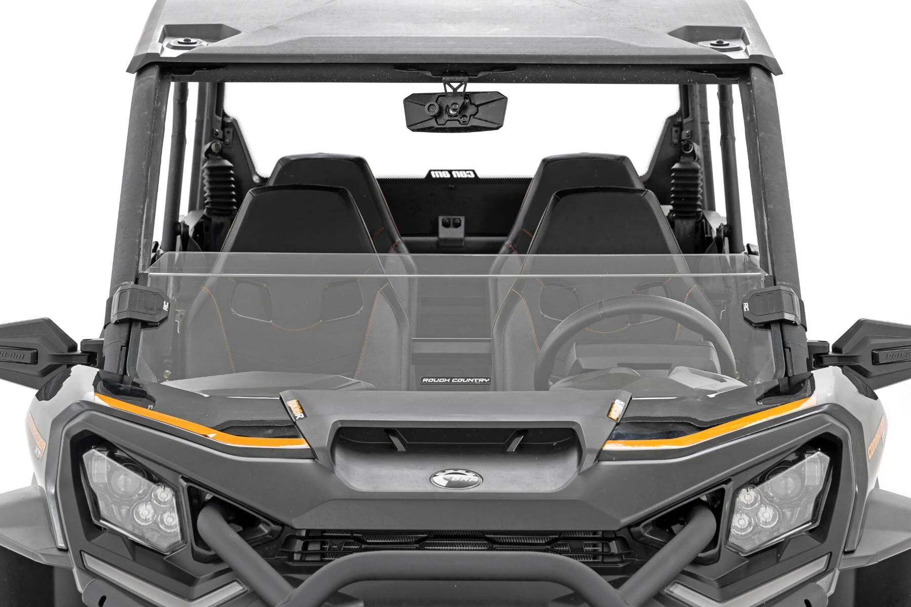 Rough Country '21-'22 Can-Am Commander XT Scratch Resistant Half Windshield - Image 3