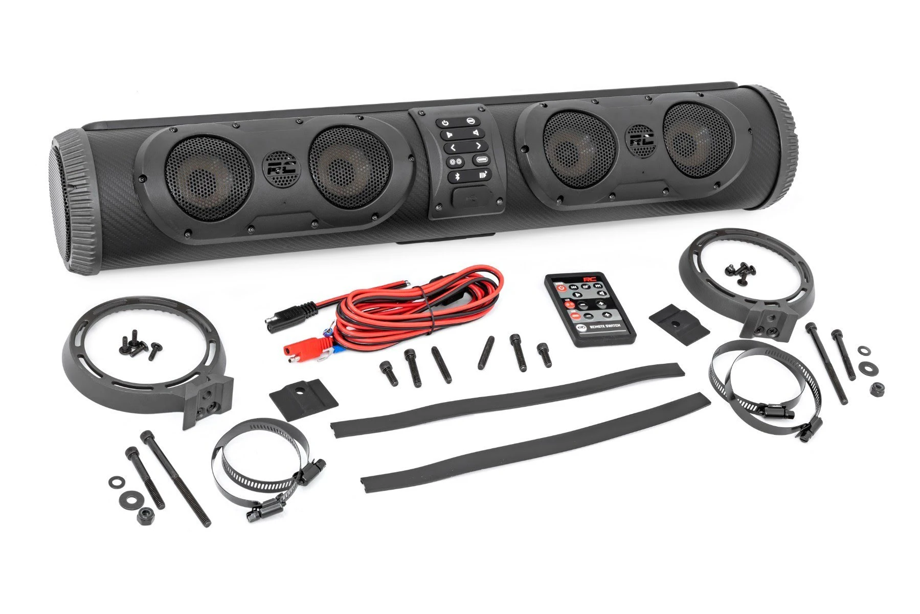 Rough Country IP66 UTV/ATV 8 Speaker Bluetooth LED Sound Bar