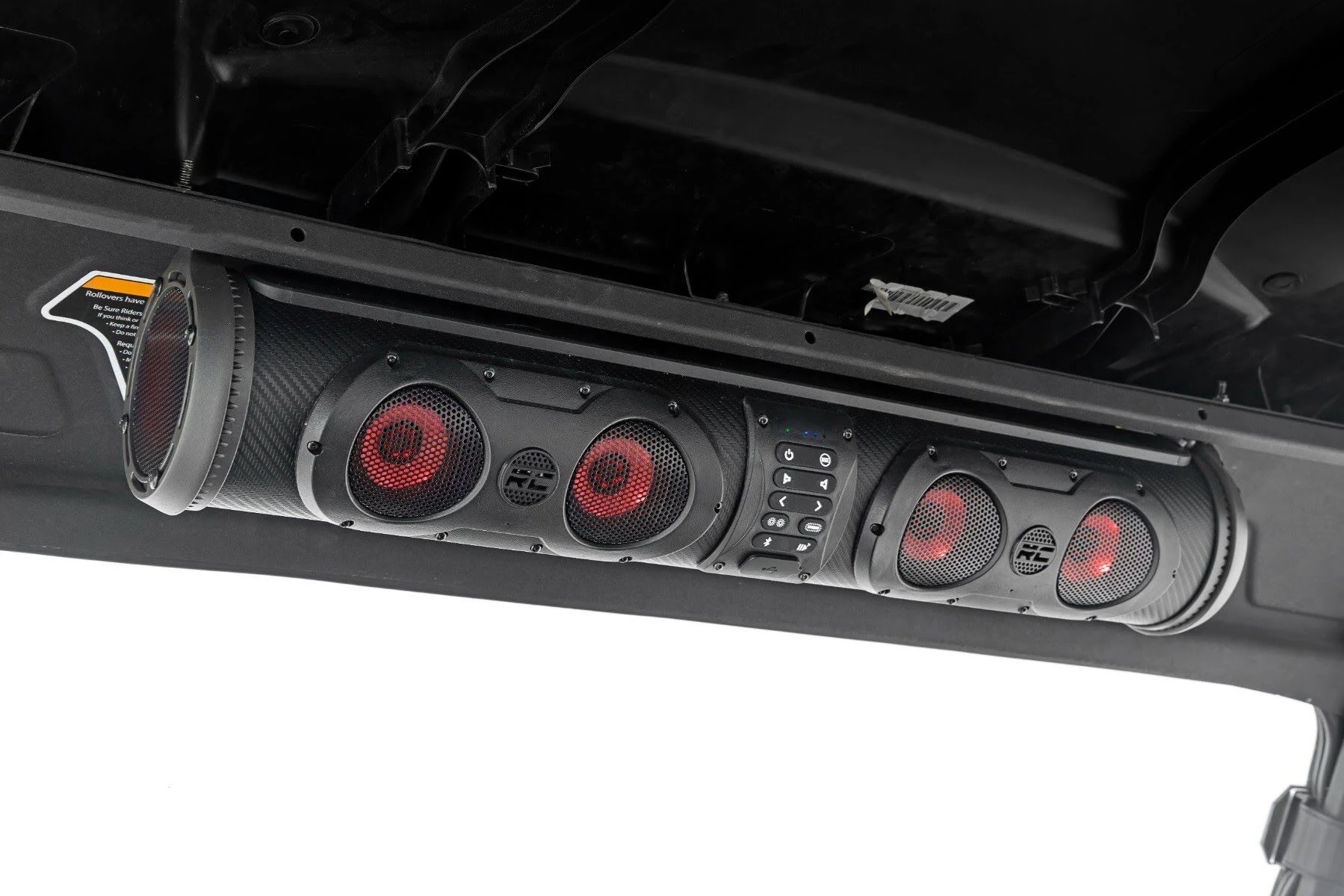 Rough Country IP66 UTV/ATV 8 Speaker Bluetooth LED Sound Bar - Image 2