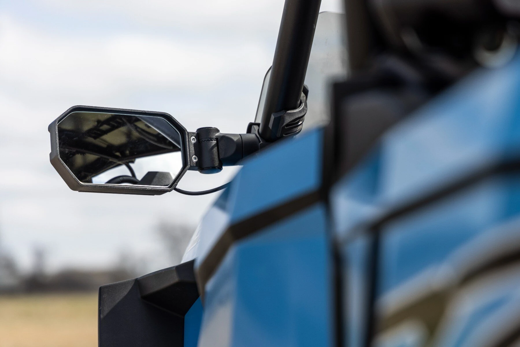 Rough Country Universal UTV Aluminum Side Mirrors /Blinker /Horn Kit - Image 4