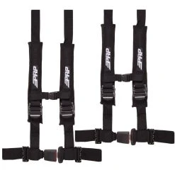 PRP Seats PRP 2" 4 Point Harness Kit (PAIR) With Automotive Style Latch