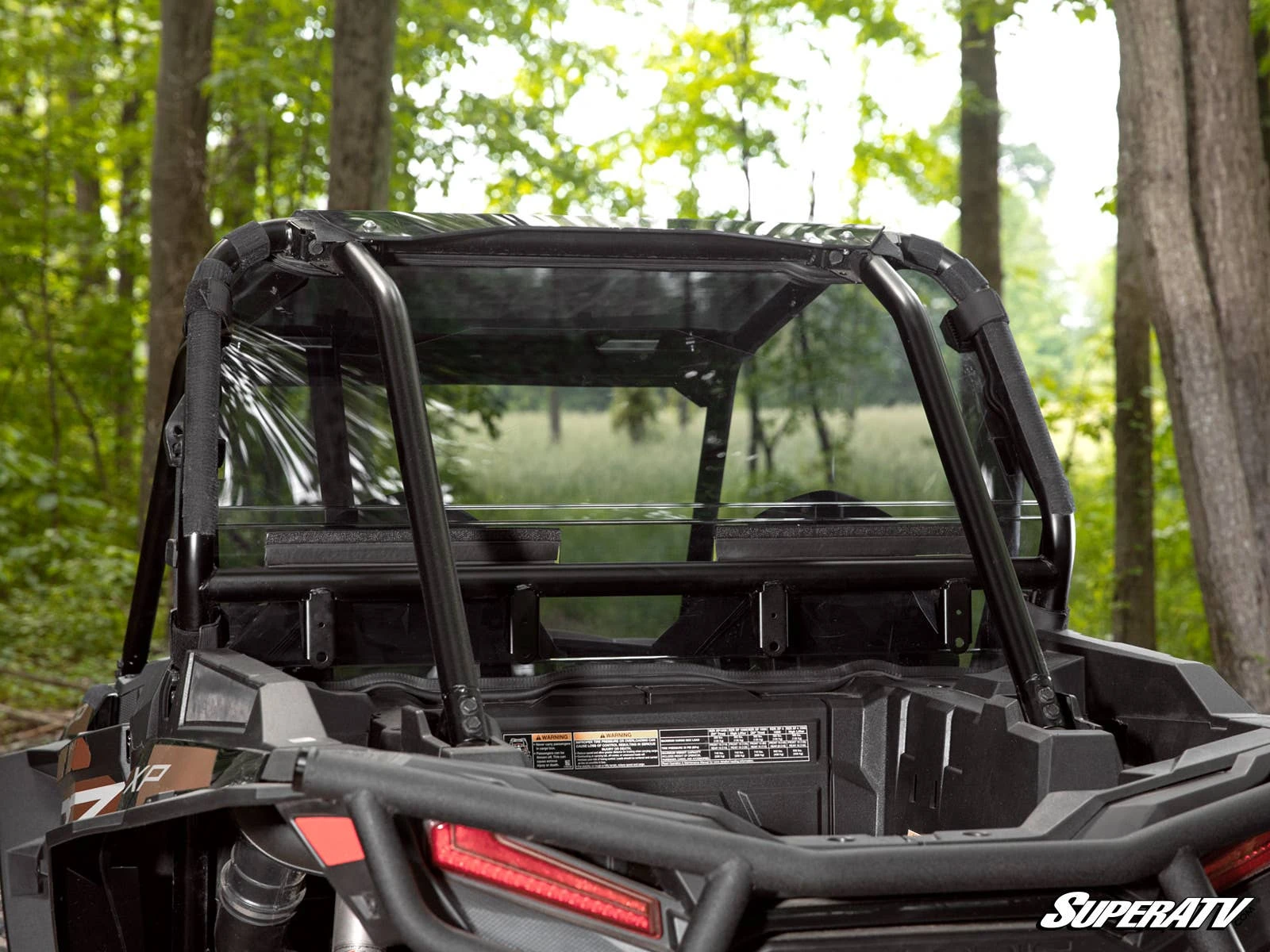 SuperATV Polaris RZR XP 1000/XP Turbo Rear Windshield - Image 6