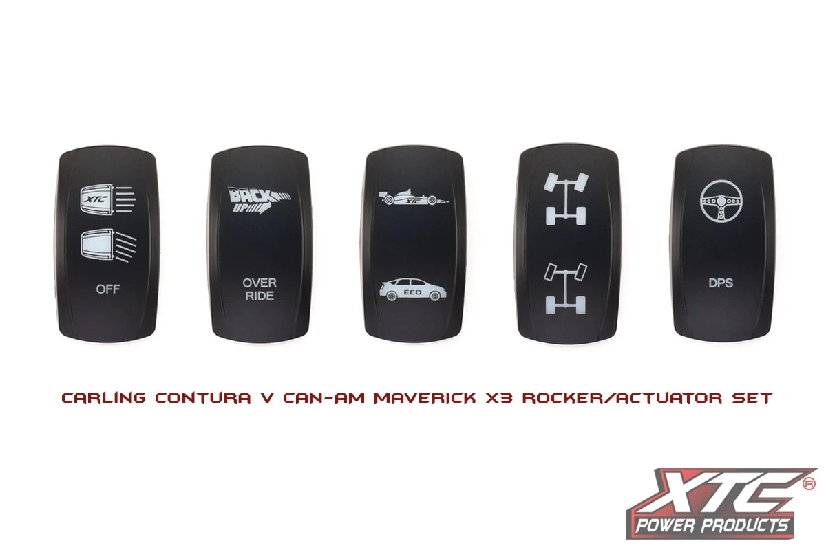 XTC Power Products XTC Can-AM X3 Replacement Rocker Switch Covers - Image 2