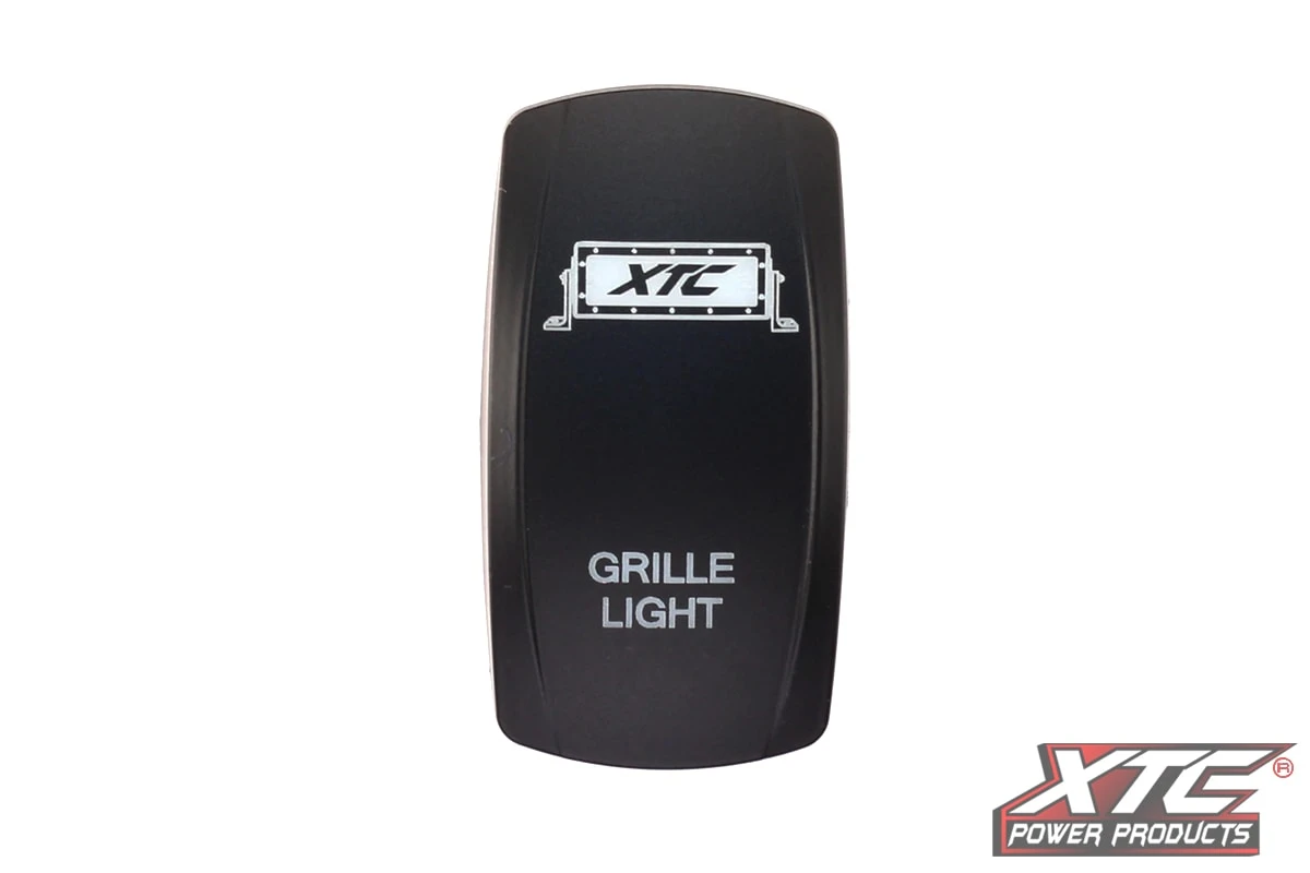 XTC Power Products XTC Grille Light Contra V Rocker Switch Cover (Cover Only)