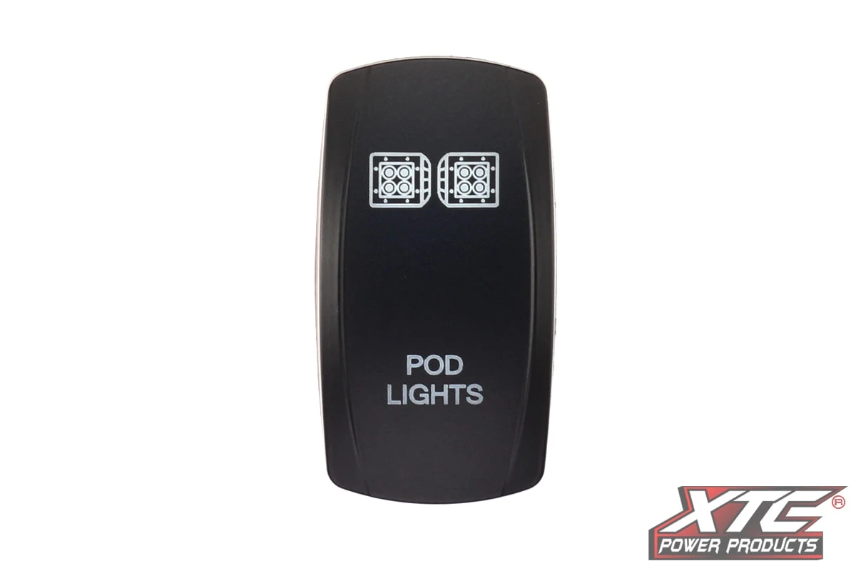 XTC Power Products XTC POD Lights Contra V Rocker Switch Cover (Cover Only)