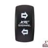 XTC Power Products XTC Vertical Turn Signal Contra V Rocker Switch Cover