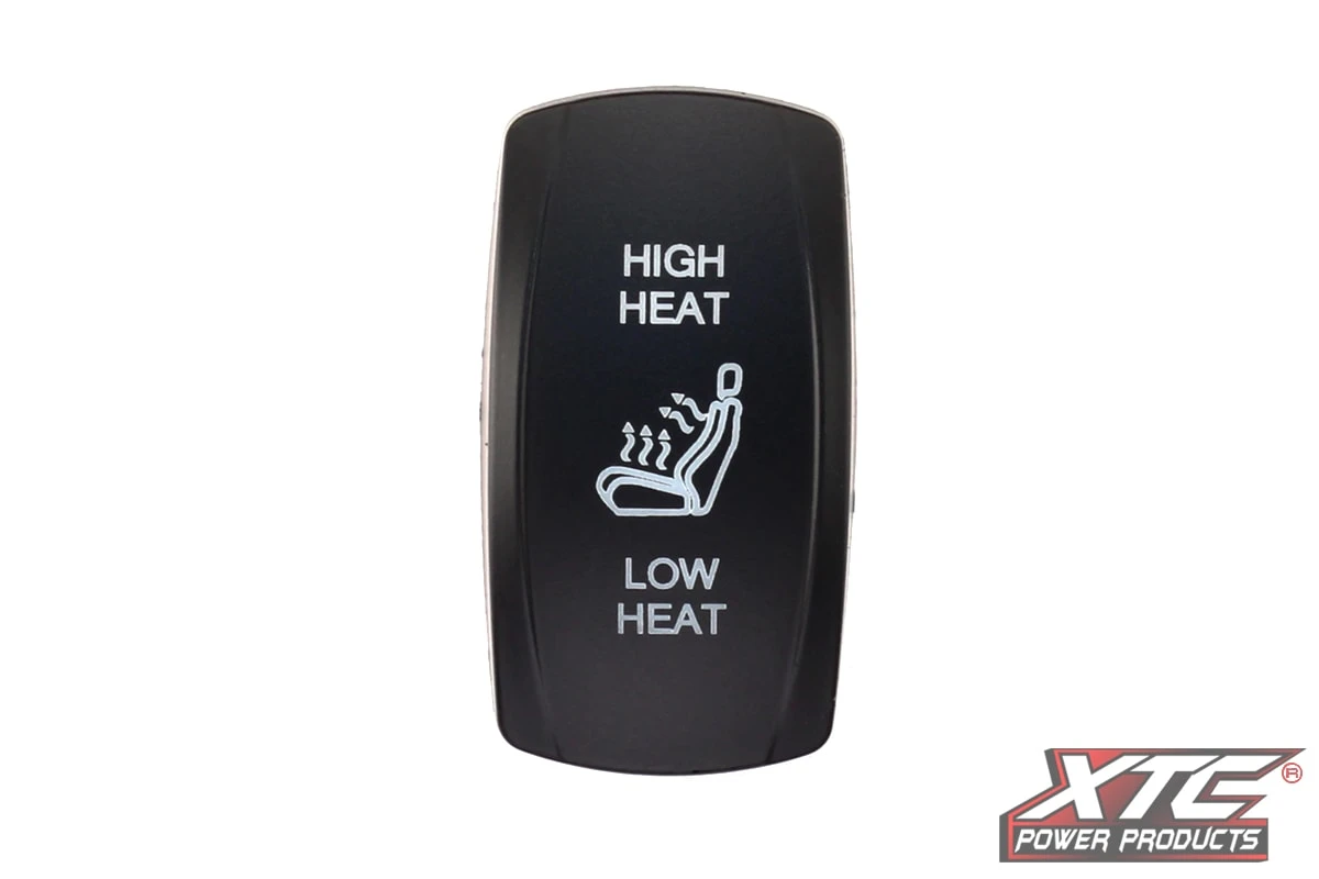 XTC Power Products XTC High/Low Heated Seat Contra V Rocker Switch Cover
