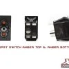 XTC Power Products XTC Carling Contura V SPST Switch With Amber/Amber LED