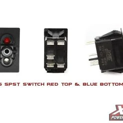 XTC Power Products XTC Carling Contura V SPST Switch With Red/Blue LED