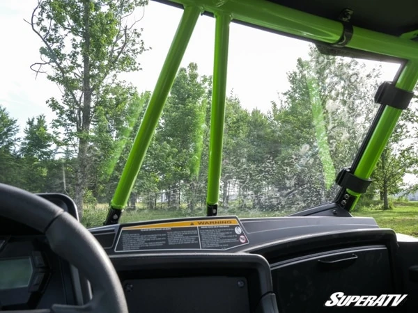 SuperATV Arctic Cat Wildcat XX Scratch-Resistant Full Windshield - Image 4
