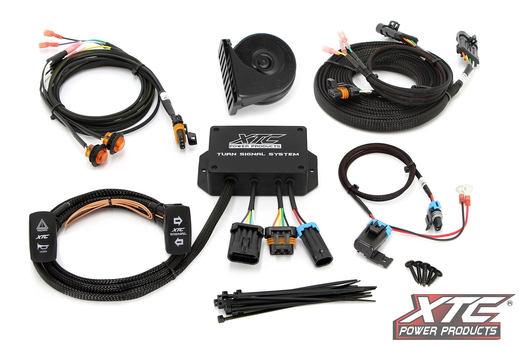 XTC Power Products XTC Universal Plug And Play Turn Signal System With Horn Includes OEM Interface Wires