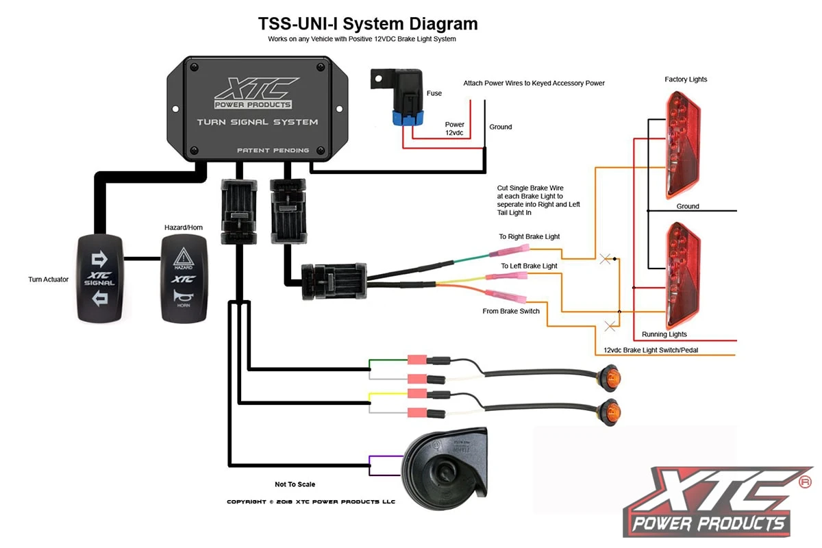 XTC Power Products XTC Universal Plug And Play Turn Signal System With Horn Includes OEM Interface Wires - Image 4