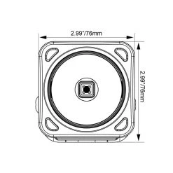 Vision X 3" Optimus Square 60º Beam LED Light Kit -Zrp Store vision x 3 optimus square 60o beam led light kit 6