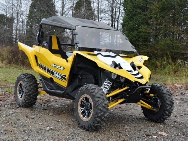 SuperATV Yamaha YXZ Scratch-Resistant Full Windshield - Image 5