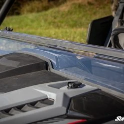 SuperATV Yamaha Wolverine Rmax Scratch Resistant Flip Windshield 11 SuperATV Yamaha Wolverine Rmax Scratch Resistant Flip Windshield -Zrp Store yamaha wolverine rmax 1000 flip windshield 4