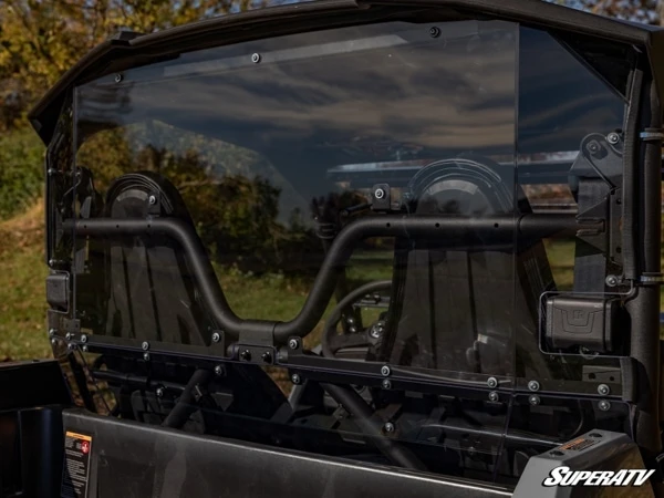 SuperATV Yamaha Wolverine Rmax2 Rear Windshield - Image 3